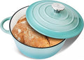 Trustmade 3 QT Cast Iron Dutch Oven for Baking and Cooking