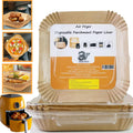 air fryer paper liners 120 pcs - 8in square parchment liners