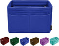 Purse Organizer Insert for Tote Bags - 13 Compartments, Felt Insert