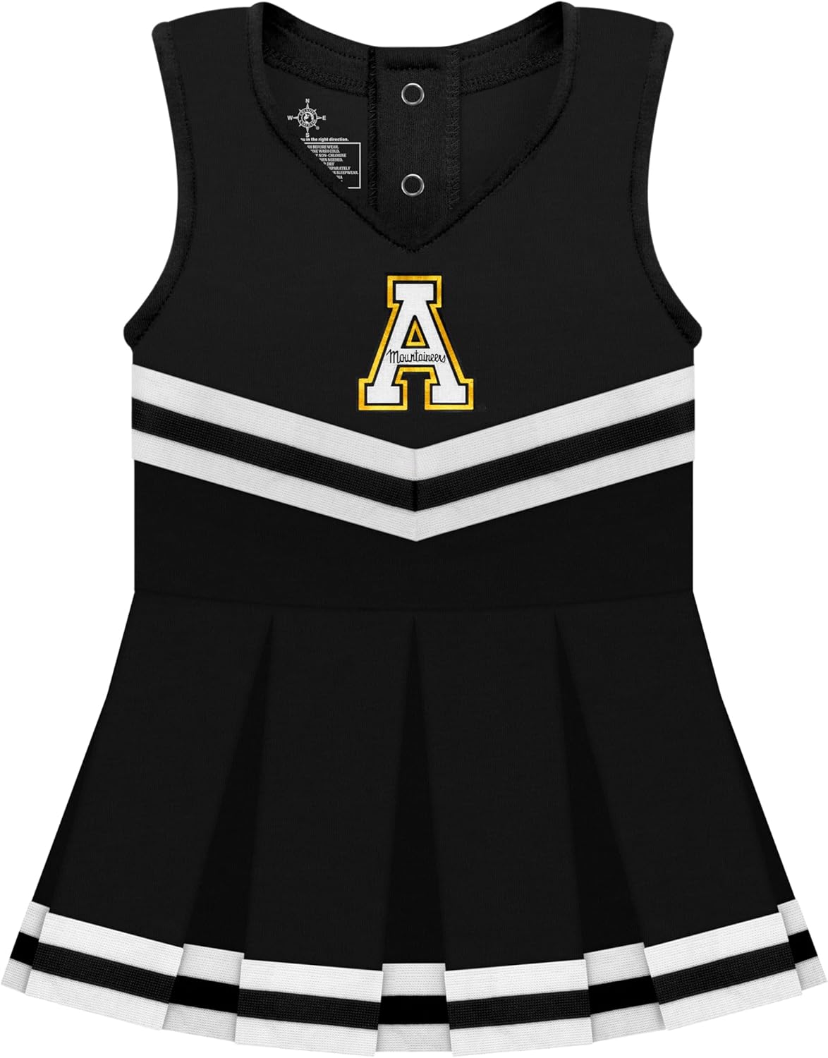 NCAA Officially Licensed Cheerleader Bodysuit Dress for Babies
