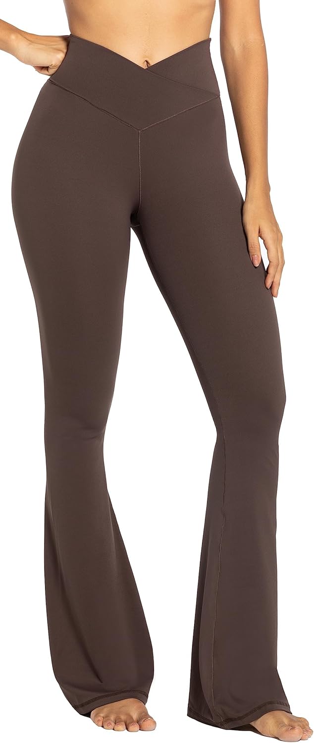 Sunzel Flare Leggings with Tummy Control for Yoga and Gym