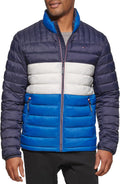 Tommy Hilfiger Mens Embroidered Logo Puffer Jacket (Style CD71)
