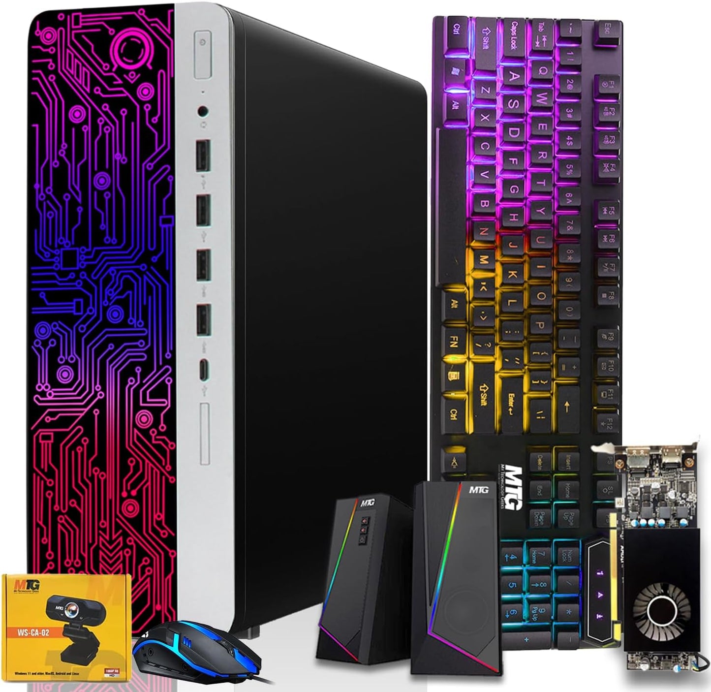 HP G3 Gaming Desktop PC with Core i7 and AMD RX 550 Graphics