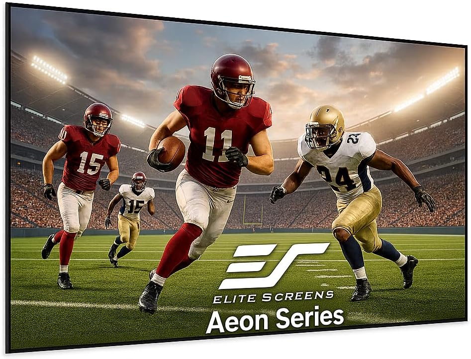 Elite Screens Aeon Series 200-Inch Projector Screen for Home