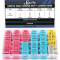 680PCS Heat Shrink Butt Connectors Kit - Waterproof Marine Splices