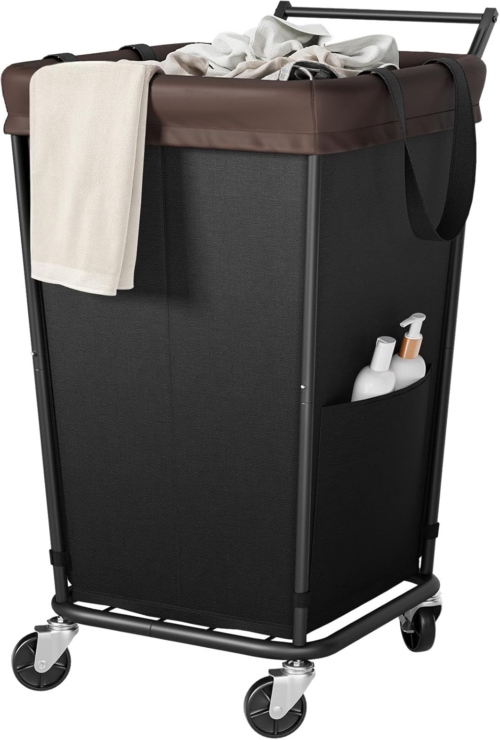 160L Rolling Laundry Basket with Wheels for Easy Transport