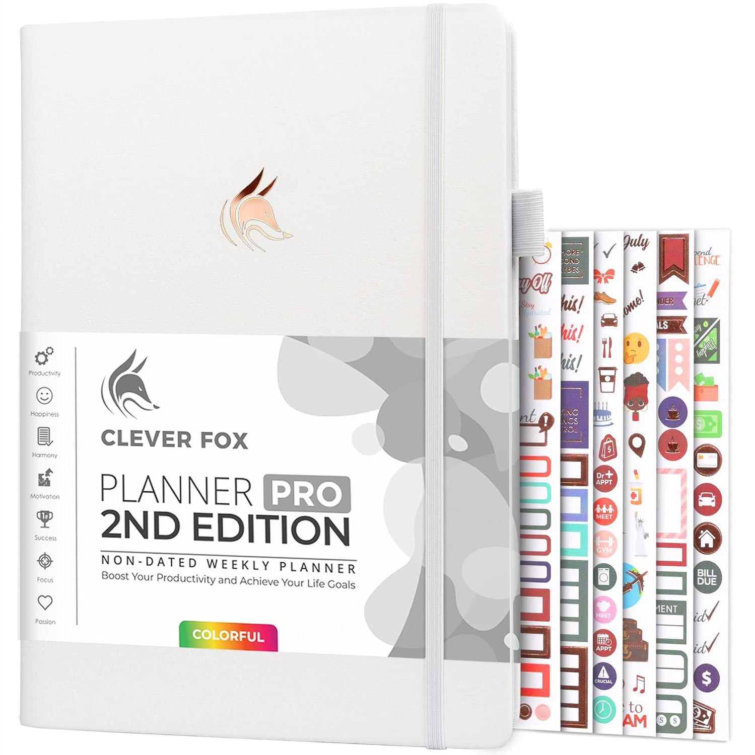 Clever Fox Planner PRO 2nd Edition for Effective Time Management
