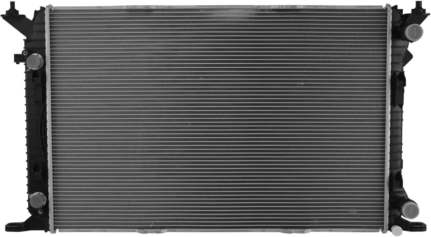 TRQ Radiator Assembly Aluminum Core for Audi A4 A5 A6 Q3 Q5