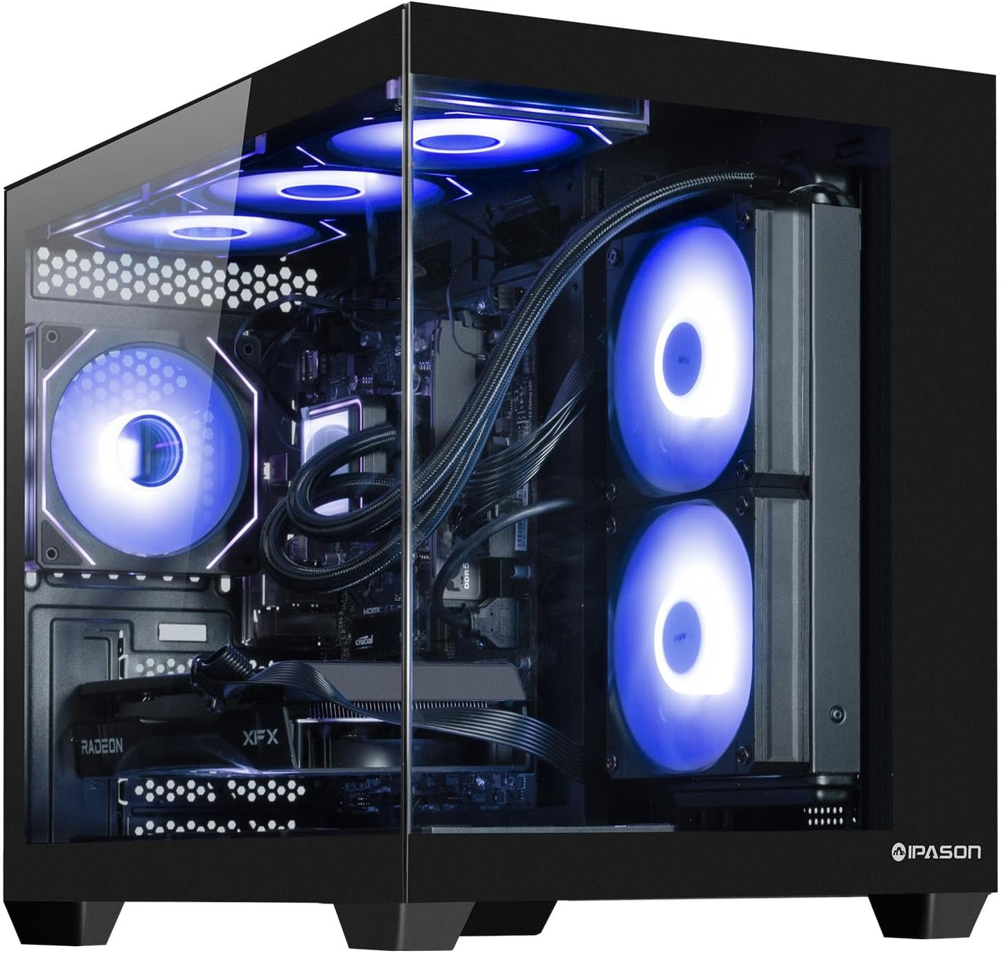 Gaming Desktop PC with Ryzen 5 9600X and RTX 5060Ti Power