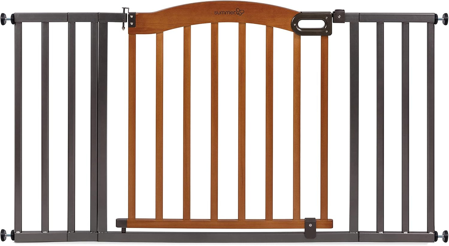 Summer Infant Decorative Walk-Thru Baby Gate for Pets and Kids
