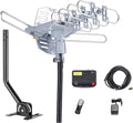 Outdoor 150 Miles Digital TV Antenna 360 Degree Rotation - Long Range