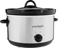 Crock-Pot 5-Quart Smudgeproof Round Manual Slow Cooker - Compact