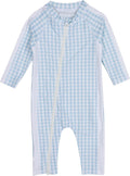 Long-Sleeved SwimZip Swimsuit for Boys Featuring UPF 50+