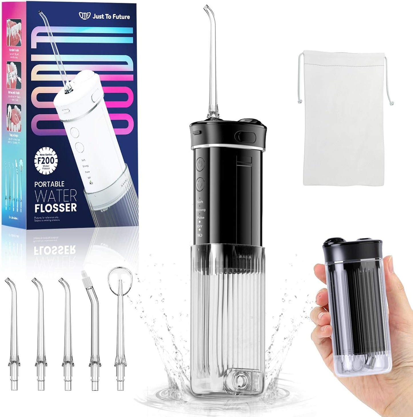 Portable Mini Water Dental Flosser for Teeth Cleaning Travel