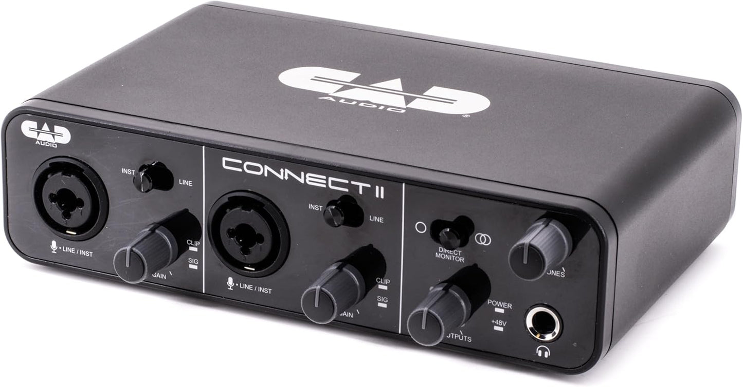 CAD Audio CX2 2x2 USB Audio Interface for Home Recording