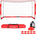 Soccer Goals for Backyard 8x6x3 ft - Collapsible Training Goal