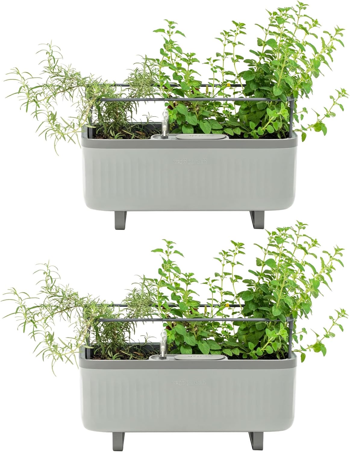 Vego Garden 2 Pack Herb Indoor Plant Box with Trellis Design