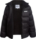 Boys Heavyweight Sherpa Lined Puffer Jacket - Warm Winter Coat