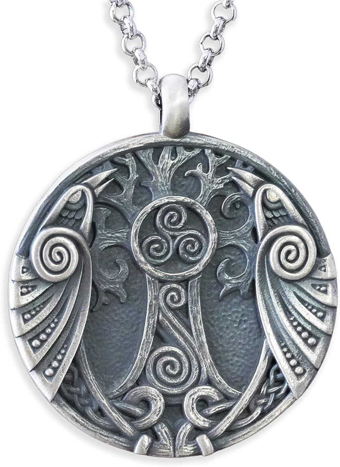 Handcrafted Yggdrasil Viking Tree of Life Pendant Necklace