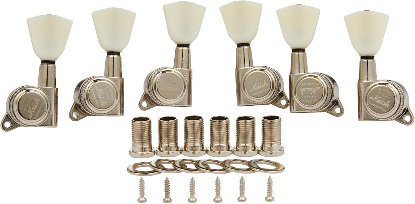 Precision Tuning: KAISH 3x3 Off White Locking Guitar Tuners