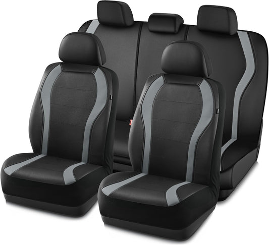 PIC AUTO Leather Car Seat Covers for Ultimate Protection