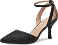 mysoft Women's Pointed Toe Kitten Heels - Comfortable Low (Style 7HHQ)