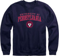 Ivysport Cotton Crewneck Sweatshirt with Crest Logo for Everyday Wear