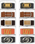 NIUBEE Belt Organizer Acrylic 10-Layer Belt Case - Clear Display
