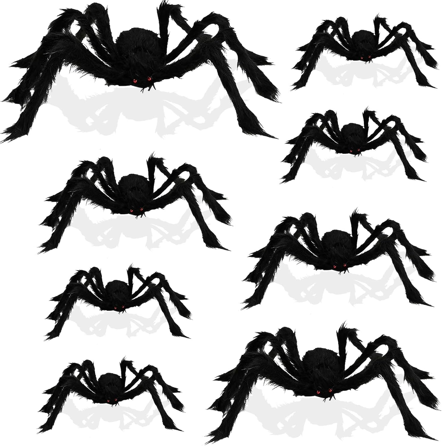 Giant Halloween Spiders Decorations for Outdoor and Indoor Fun