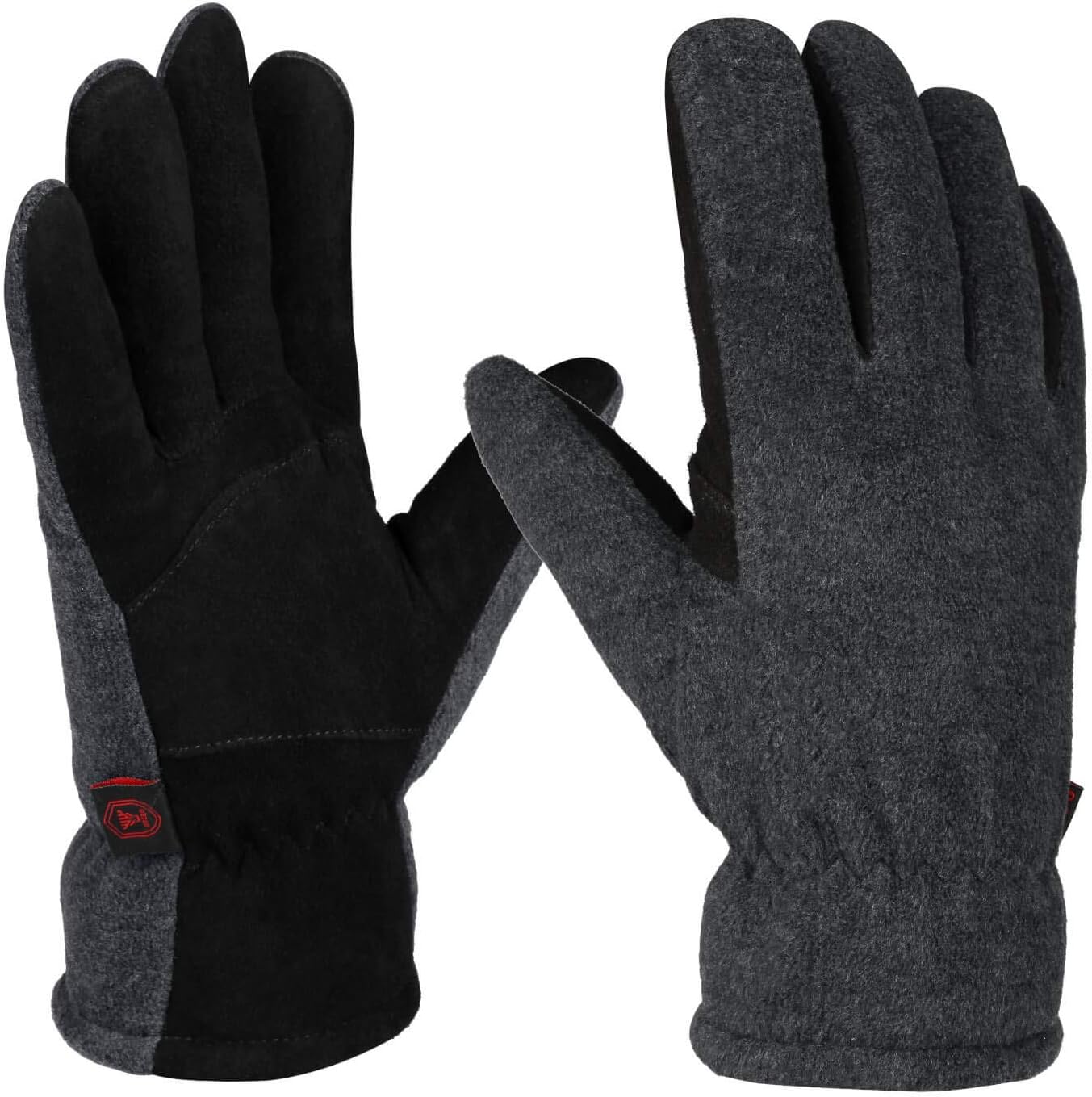 OZERO -30 Warm Winter Gloves | Insulated Deerskin | Cold Weather Men