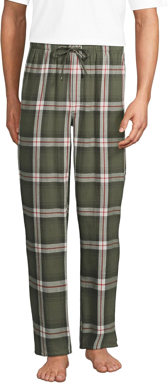 Lands' End Men's Flannel Pajama Pants for Ultimate Comfort