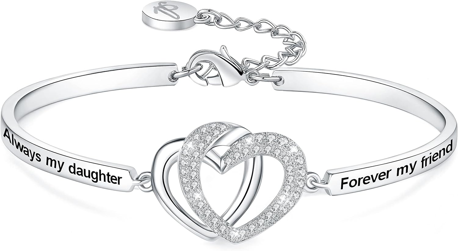 Christmas Badass Daughter Gift Bangle Bracelet for Women