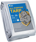 GUARD SHIELD Heavy Duty Tarp 12x20 ft Silver - Thick Waterproof Cover