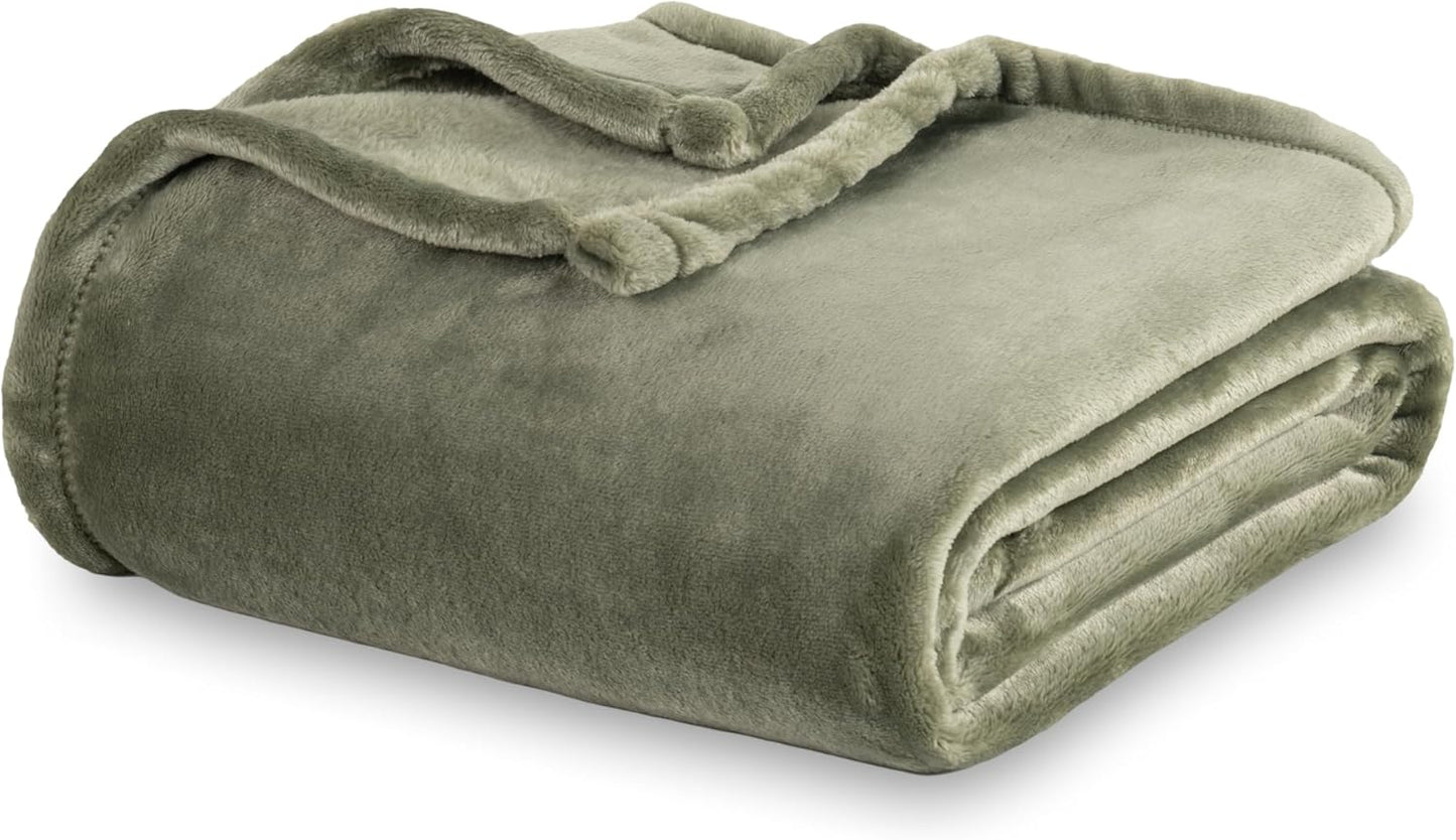 Berkshire Blanket Classic Velvetloft King Size Cozy Blanket