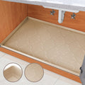 Under Sink Mat 37in x 22in Waterproof Silicone Cabinet Liner - Sink