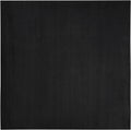 Nourison Home Essentials 9ft Square Black Fabric Outdoor Rug Review