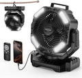 Socool 40000mAh Camping Fan Rechargeable - Long-Run Portable Tent Fan