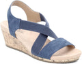 LifeStride Mexico Wedge Sandal - Comfortable 2in Cork Wedge