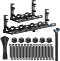 Under Desk Cable Management Tray Extendable 15.7-29.1 in - No Drill
