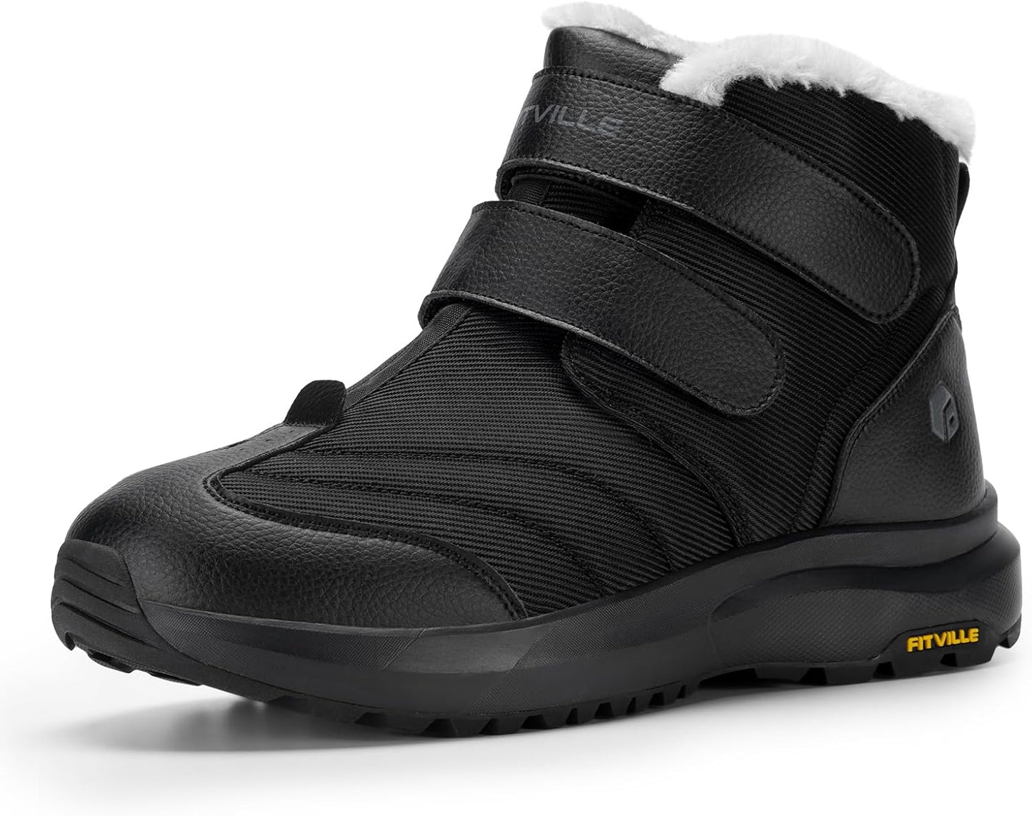 FitVille Mens Extra Wide Snow Boots for Ultimate Winter Comfort