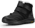 FitVille Mens Extra Wide Snow Boots - Lightweight Waterproof Winter