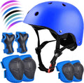 Kids Bike Helmet Set for Children Ages 3-8 - Includes Elbow Knee Wrist