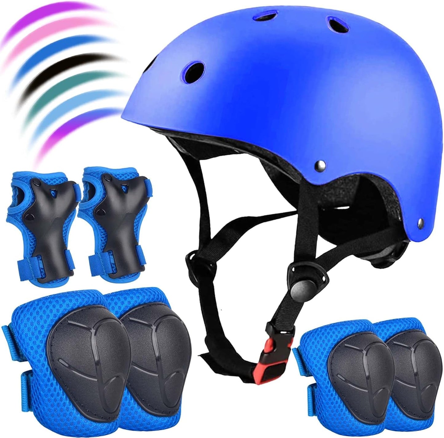 Kids Bike Helmet Set Adjustable for Safe Fun and Protection