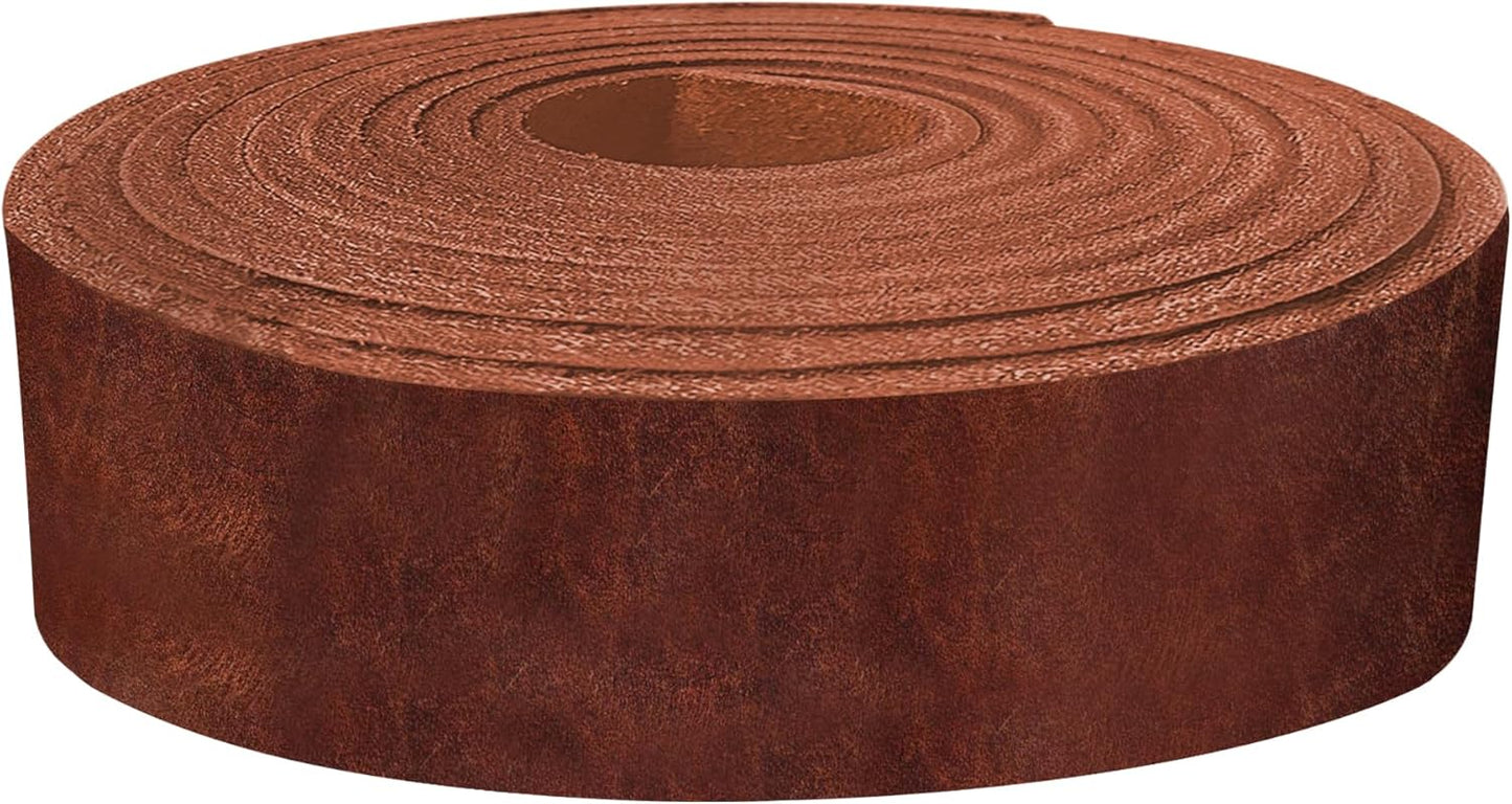 Latigo Leather Belt Straps for Heavy Duty Crafts & Projects