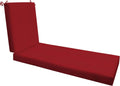 22.5in x 70in Imperial Red Chaise Cushion - Weatherproof Comfort