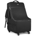 Padded Car Seat Travel Bag with Wheels - Stable Rolling Gate Check