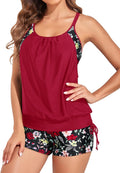 Holipick Two Piece Tankini Swimsuits for Women - Tummy Control Set