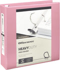 Office Depot Heavy-Duty View Binder, 2 D-Rings, Pink