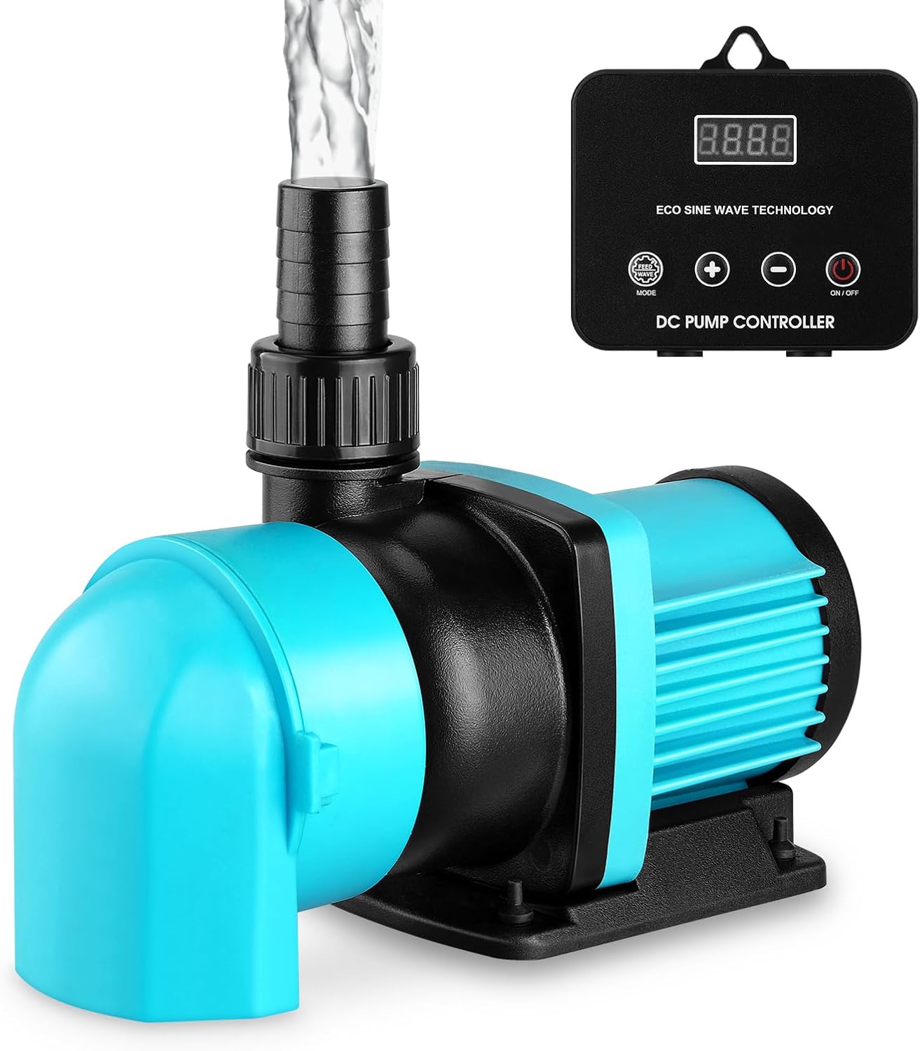1320GPH Aquarium Return Pump with LCD Display for Fish Tanks