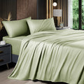 Shilucheng 4 Piece Queen Sheet Set - Cooling Bamboo Blend Sheets